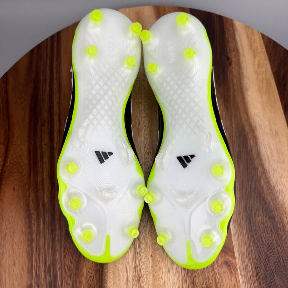 Adidas Copa Pure 3 Elite Laceless FG Black-Neon Men\'s 9 Soccer Cleats JH6302